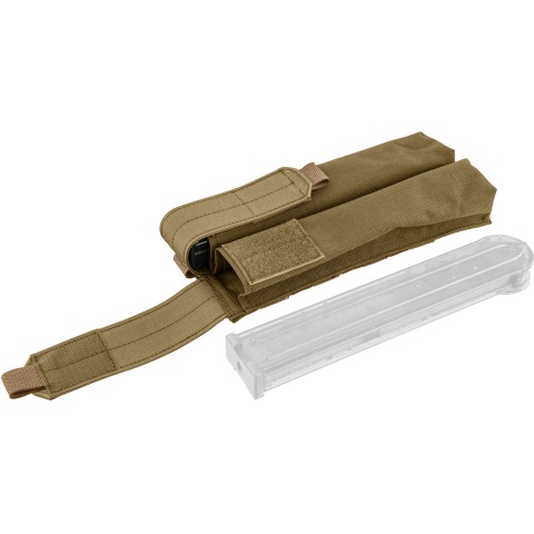 Flyye Industries Double UMP/P90 Magazine Pouch - COYOTE BROWN