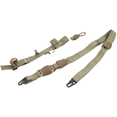 Flyye Industries 1000D Nylon Tactical Three Point Sling - RANGER GREEN