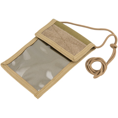 Flyye Industries Neck Identification Storage Wallet - KHAKI