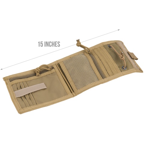 Flyye Industries Versatile Identification Storage Wallet - KHAKI