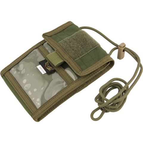 Flyye Industries Versatile Identification Storage Wallet - OD GREEN