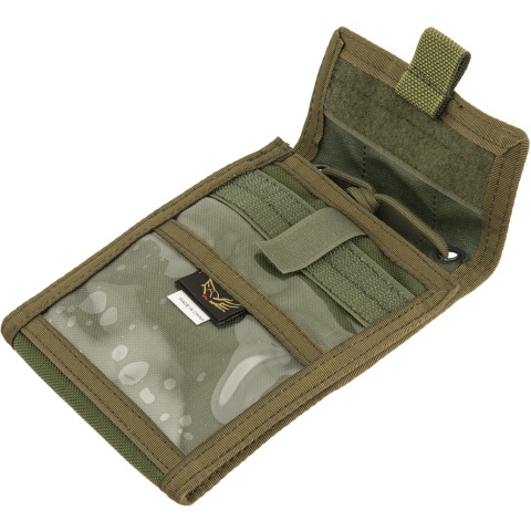 Flyye Industries Versatile Identification Storage Wallet - OD GREEN