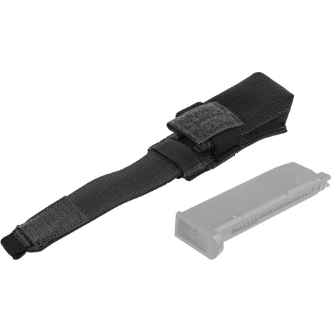 Flyye Industries MOLLE Single 9mm Pistol Magazine Pouch - BLACK