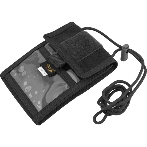 Flyye Industries Versatile Identification Storage Wallet - BLACK