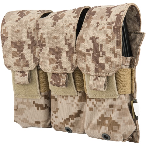 Flyye Industries 1000D Triple M4/M16 Magazine Pouch - DESERT DIGITAL
