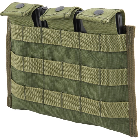 Flyye Industries Snap Button Triple M4/M16 Magazine Pouch - OD GREEN