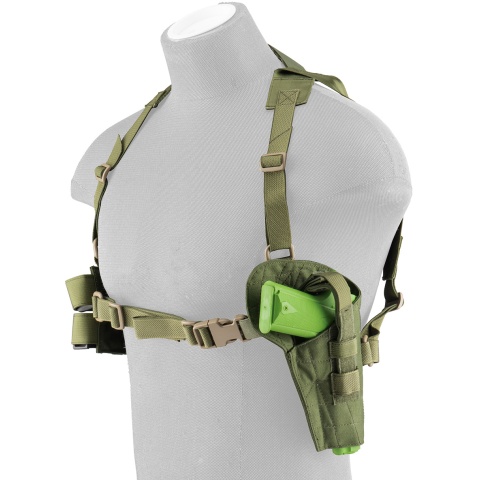 Flyye Industries Shoulder Holster and Magazine Pouch - OD GREEN