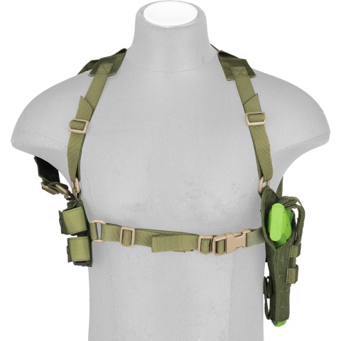 Flyye Industries Shoulder Holster and Magazine Pouch - OD GREEN
