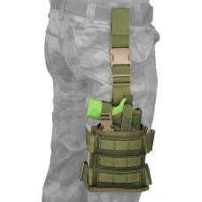 Flyye Industries SPEC-OPS MOLLE Drop Leg Pistol Holster - OD GREEN