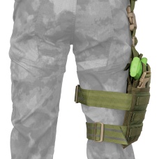 Flyye Industries SPEC-OPS MOLLE Drop Leg Pistol Holster - OD GREEN