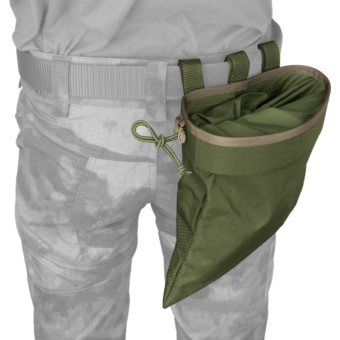 Flyye Industries Snap-Button Tactical Roll-Up Drop Pouch - OD GREEN