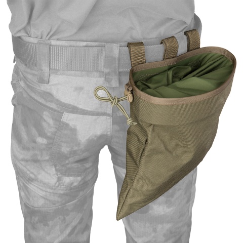 Flyye Industries Snap-Button Tactical Roll-Up Drop Pouch - RANGER GREEN
