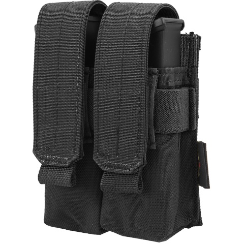 Flyye Industries MOLLE Double Pistol Magazine Pouch - BLACK