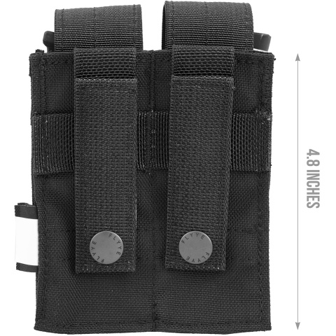 Flyye Industries MOLLE Double Pistol Magazine Pouch - BLACK