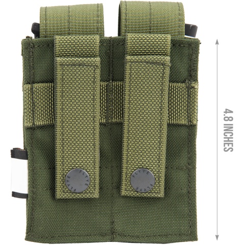 Flyye Industries MOLLE Double Pistol Magazine Pouch - OD GREEN