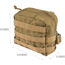 Flyye Industries MOLLE Drop Leg Accessories Pouch - COYOTE BROWN