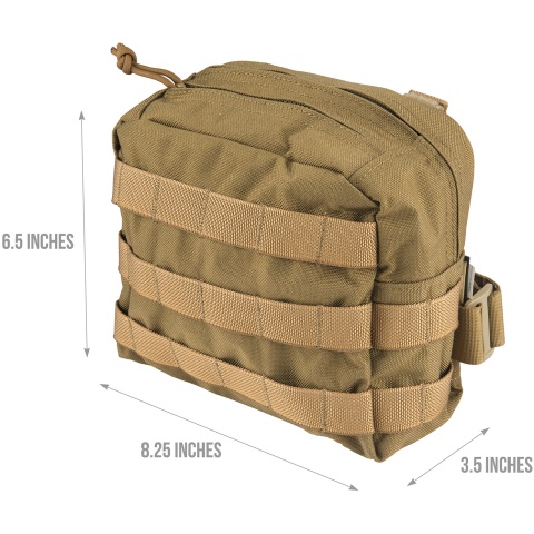 Flyye Industries MOLLE Drop Leg Accessories Pouch - COYOTE BROWN