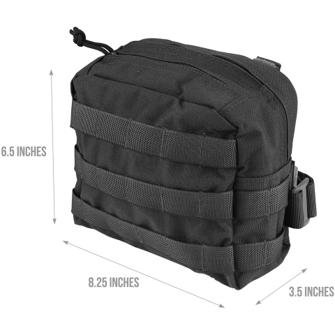 Flyye Industries MOLLE Drop Leg Accessories Pouch - BLACK