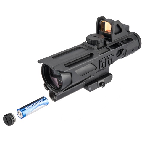 NcStar Gen 3 Ultimate Sighting System 3-9X40 Scope w/ Red Dot - BLACK