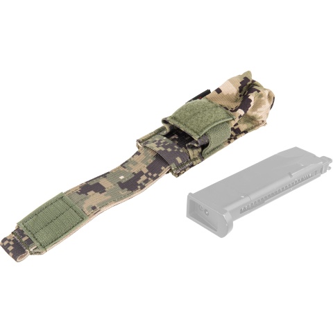 Flyye Industries MOLLE Single 9mm Pistol Magazine Pouch - AOR2