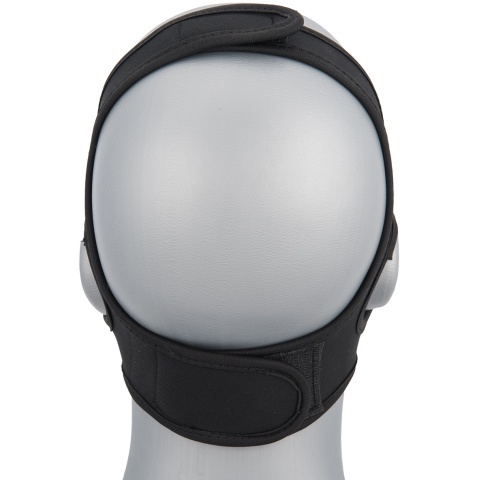 WoSport Yokai Ogre Half Face Mask w/ Soft Padding - BLACK/GOLD