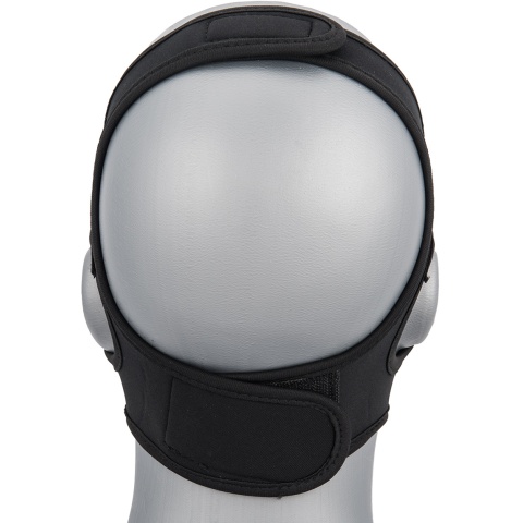 G-Force Yokai Ogre Half Face Mask w/ Soft Padding - RED/GOLD