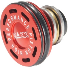 Maxx Model CNC Aluminum Double O-Ring Ball Bearing AEG Piston Head - RED