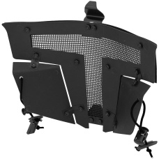 WoSport Adjustable T-Shaped Mesh Full Face Mask - BLACK