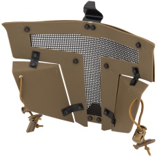 G-Force Adjustable T-Shaped Mesh Full Face Mask - TAN