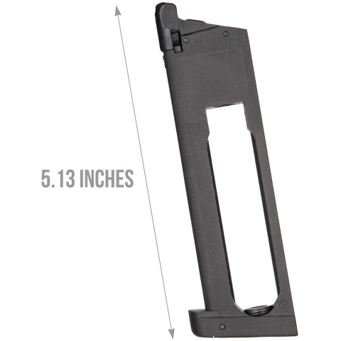 Cybergun Spartan STS-7 1911 MEU Metal CO2 Magazine - BLACK