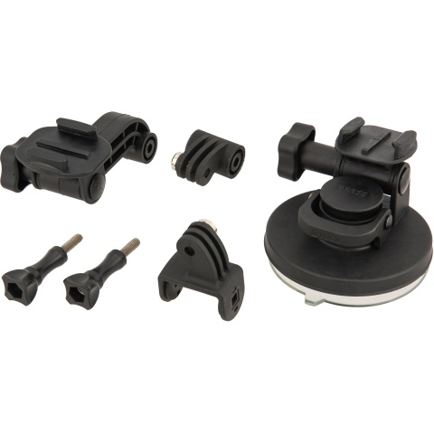 Multi-Purpose Suction Cup Gopro Camera Mount - BLACK