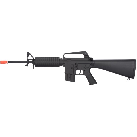 JG Full Stock Metal M4 Carbine Airsoft AEG Rifle - BLACK