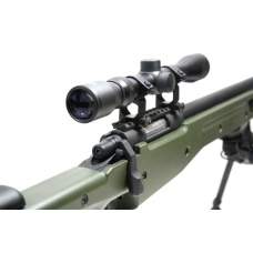 AGM MK96 Bolt Action Sniper Rifle w/ 3-9x Scope and Bipod - OD GREEN