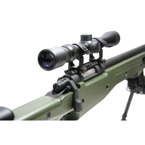 AGM MK96 Bolt Action Sniper Rifle w/ 3-9x Scope and Bipod - OD GREEN