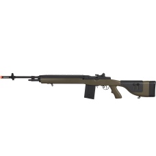 Lancer Tactical M14 AEG w/ Adjustable Cheek Rest - OD GREEN