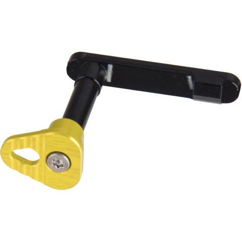 Retro Arms Anodized Aluminum Magazine Catch for M4/M16 - YELLOW (Type B)