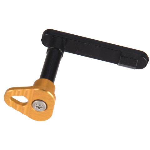 Retro Arms Anodized Aluminum Magazine Catch for M4/M16 - GOLD (Type B)