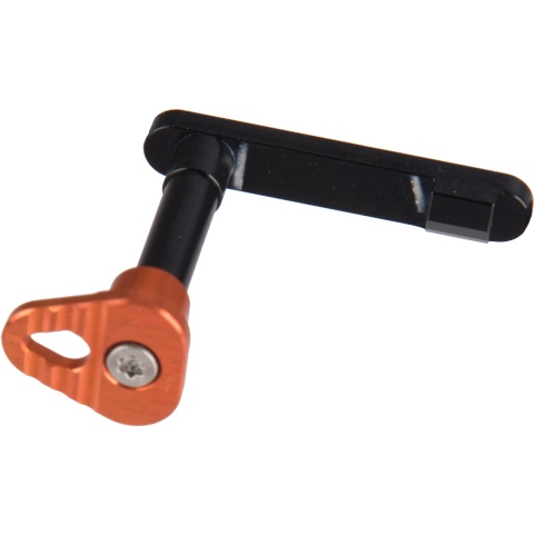 Retro Arms Anodized Aluminum Magazine Catch for M4/M16 - ORANGE (Type B)
