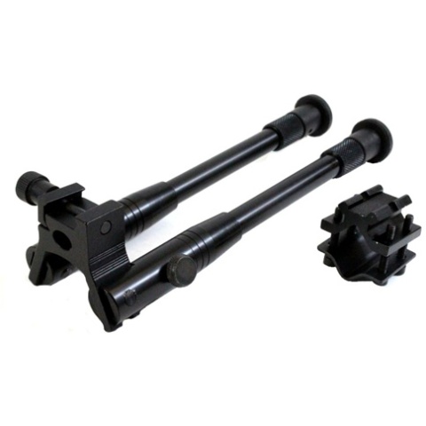 NcStar Compact Stream-Lined Universal Bipod w/ Weaver & Barrel Mount