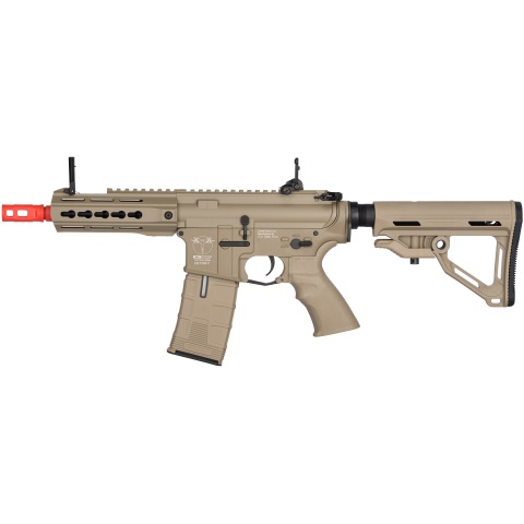 ICS CXP-UK1 Captain EBB KeyMod M4 Airsoft AEG Rifle (Color: Tan)