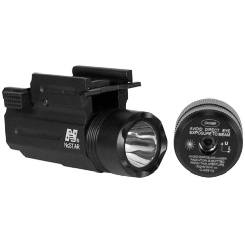 NcStar Green Laser & LED Flashlight Combo Unit w/ QD Mount