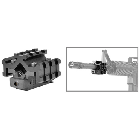 NcStar Tactical Red Laser Sight - with Universal Tri-Rail Barrel Mount
