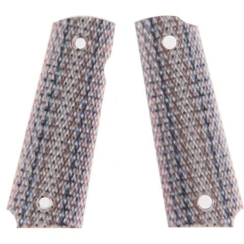 Double Bell Snake Textured Metal Airsoft M1911 Grip Plates