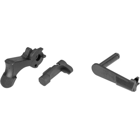 Double Bell Slide Lock and Metal Components for M1911 GBB Airsoft Pistols