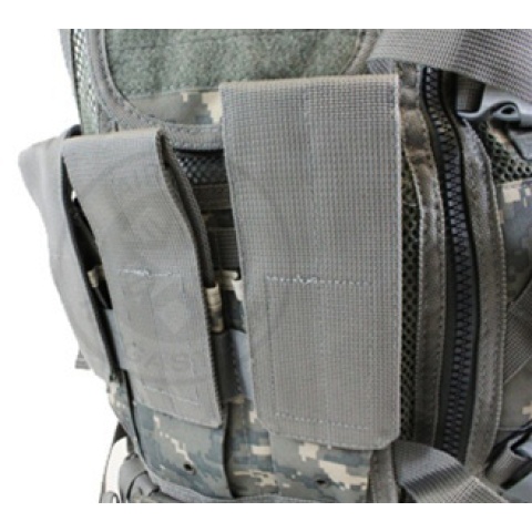 NcStar Airsoft Cross Draw Tactical Vest w/ Holster - ACU