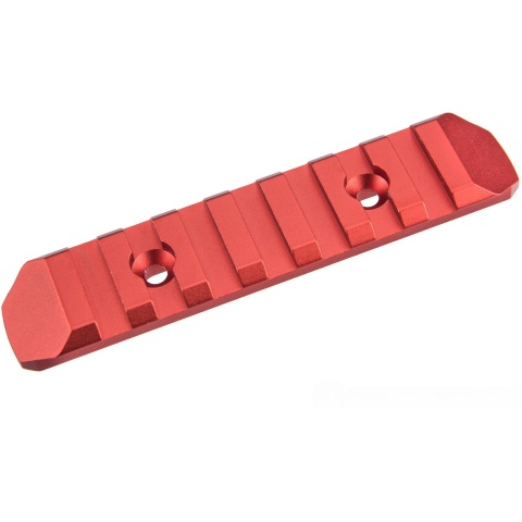 Atlas Custom Works 7-Slot KeyMod Rail - RED