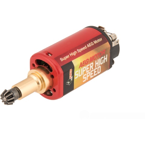 ARES Super High Speed Long Type Motor for Version 2 Gearboxes - RED