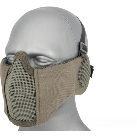 G-Force Tactical Elite Face and Ear Protective Mask (Color: Gray)