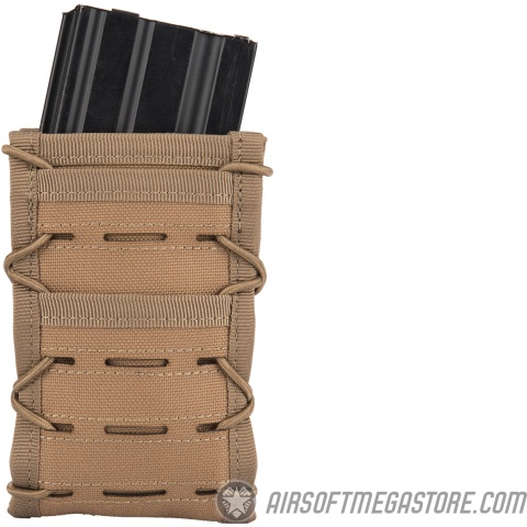 AMA Single High Speed M4 MOLLE Magazine Pouch - TAN