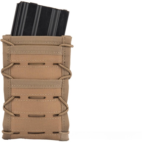 AMA Single High Speed M4 MOLLE Magazine Pouch - TAN